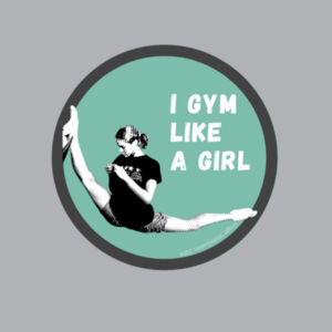 I gym like a girl (green) - Kids Origin Hoodie Design