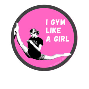 I gym like a girl (pink) - Kids Unisex Classic Tee Design